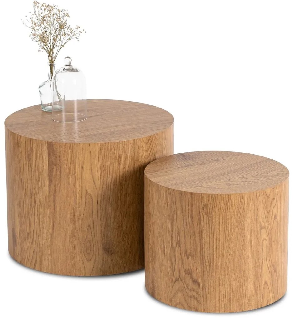 PROXIMA.store - Moderná zostava stolíkov LEILA FARBA: orech