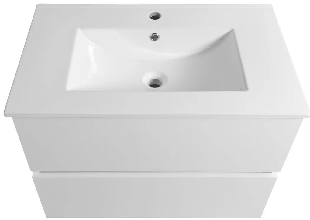 Aqualine Aqualine, PANEDA umývadlová skrinka 79,5x55x45,2cm, biela, PN280
