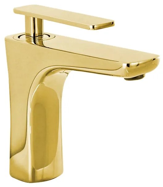 Mexen Indus umývadlová batéria, zlatá, 744600-50