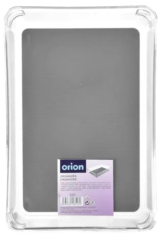 Orion UH organizér - košík Grey 24 x 16,2 x 4,8 cm
