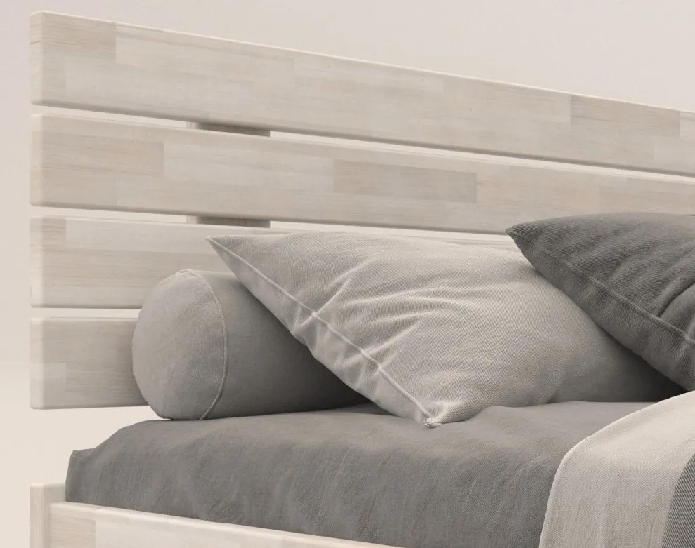 Posteľ Isolda 180x200 cm, bielený buk