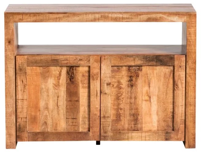 furniture-nabytek.cz - Masívna komoda Country z mangového dreva, lakovaná, hnedá – 117×45×85 cm