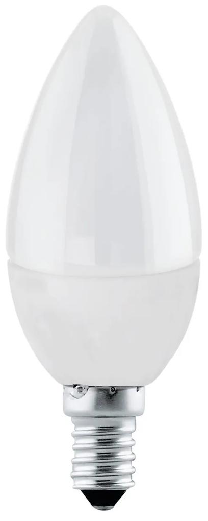 EGLO LED žiarovka E14, C37, 5W, 470lm, 3000K, teplá biela