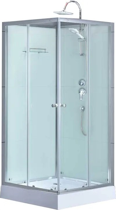 BPS-koupelny Sprchový box WSH308 90x90 biela mat