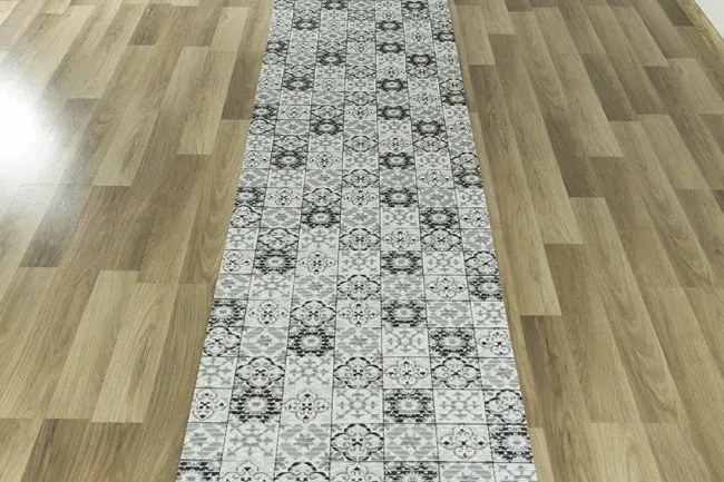 Kúpelňová penová rohož Softy-tex 826 sivá