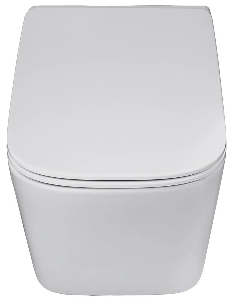 Závesná WC misa nástenná biela