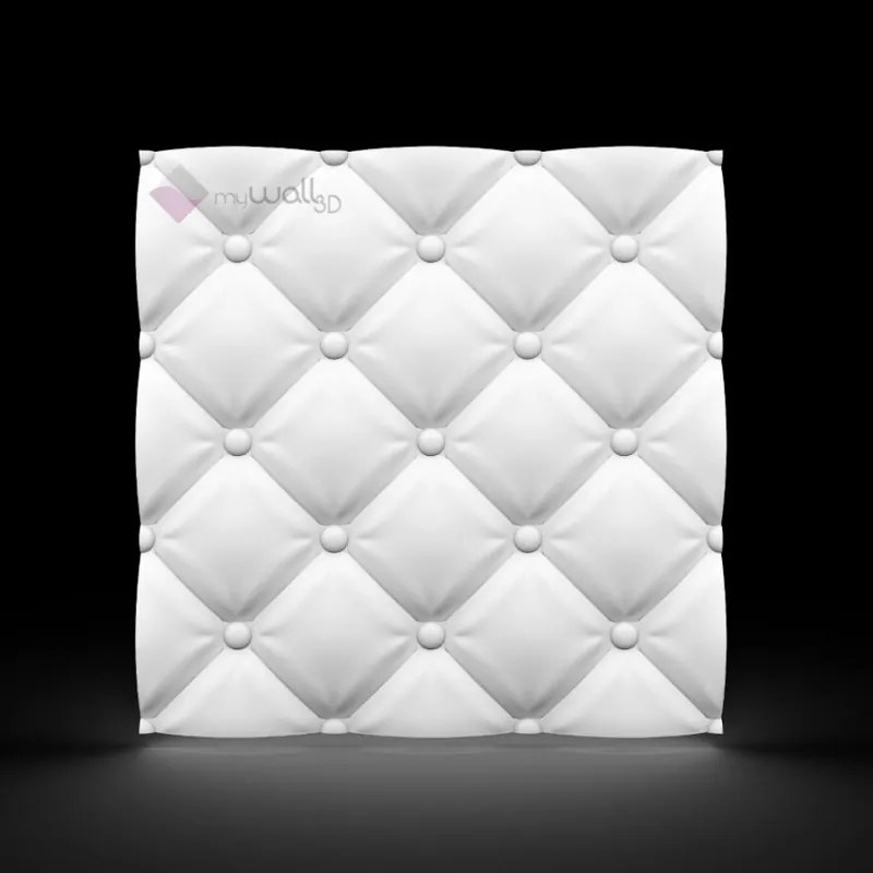 Polystyrénový 3D obkladový panel Vankúš 60x60 cm