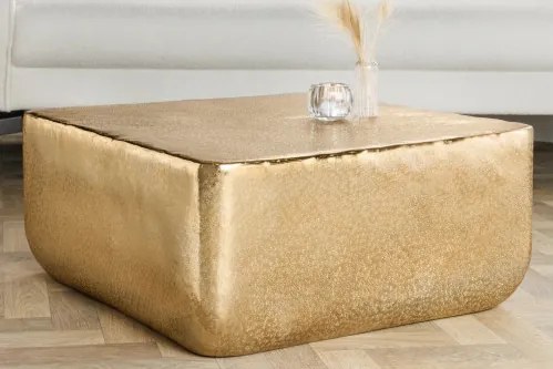 Konferenčný stôl 42732 UNIT 70x70cm Aluminium Gold - Komfort-nábytok