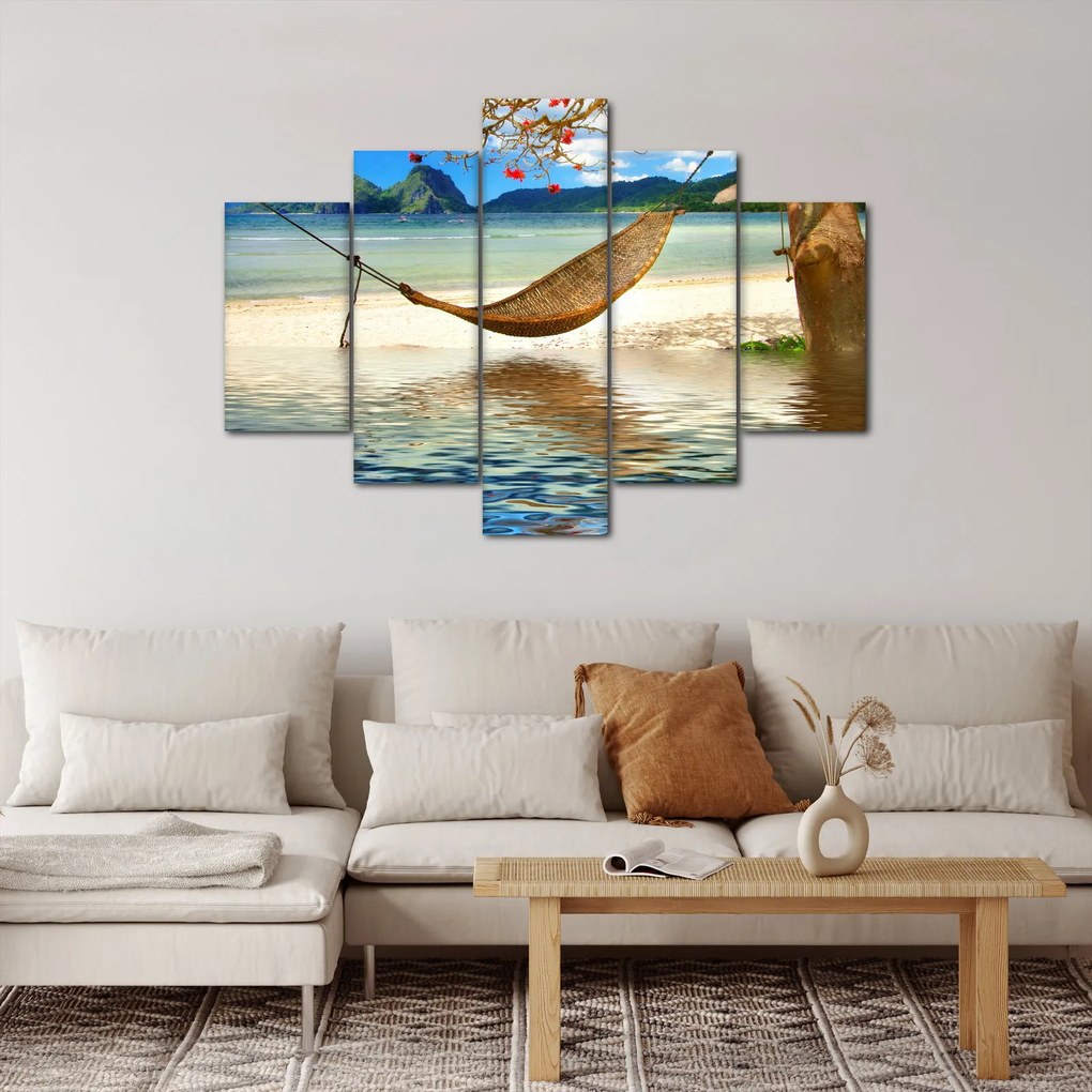 Obraz - Relax na pláži (150x105 cm)