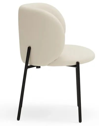 Biele čalúnené jedálenské kreslá v súprave 2 ks Mogi – Teulat