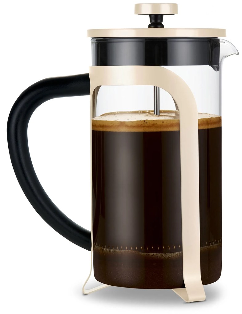 Kanvica french press 800 ml, 6 šálok, béžová