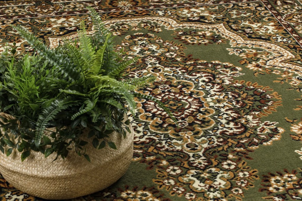 Koberec BCF Morad VIOSNA Ornament, olivovo zelený