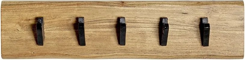 Věšiak na stenu Riviera, šírka 60 cm, masivna akácia