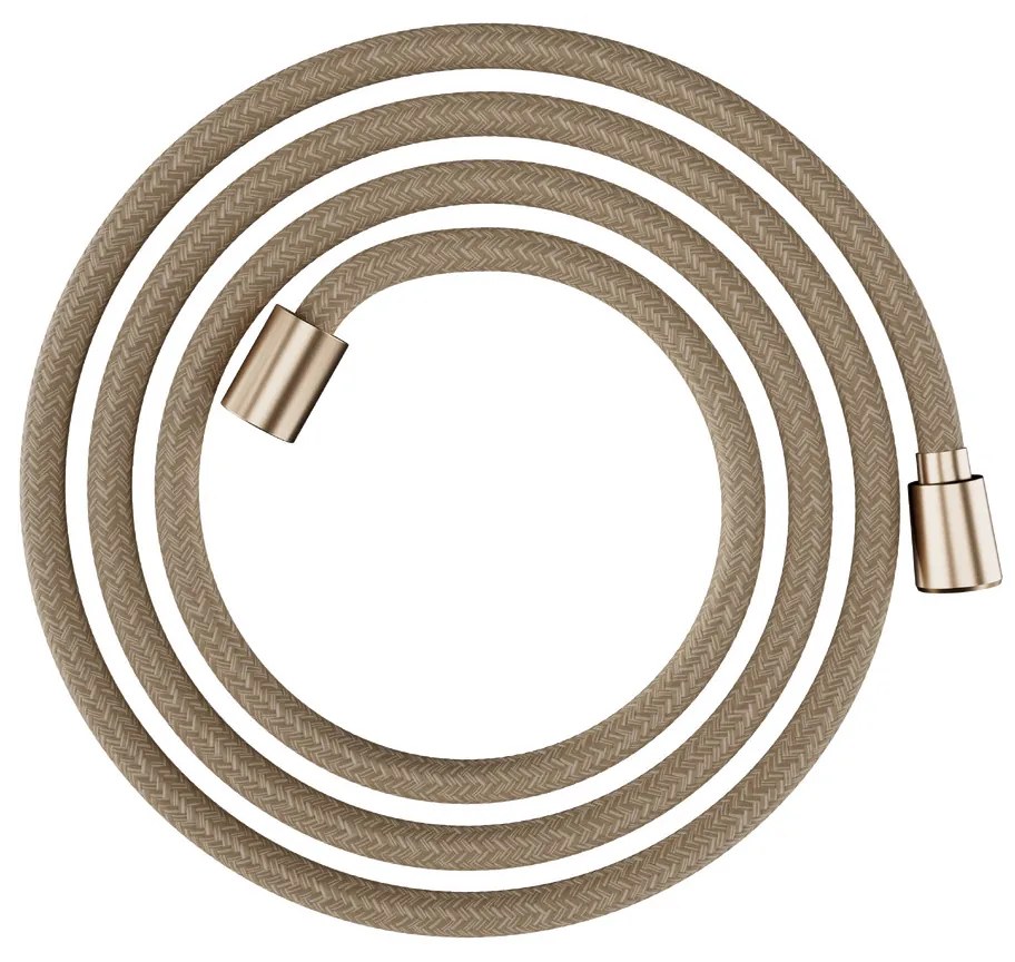 Hansgrohe Designflex, textilná sprchová hadica 2000 mm, kartáčovaný bronz, HAN-28230140