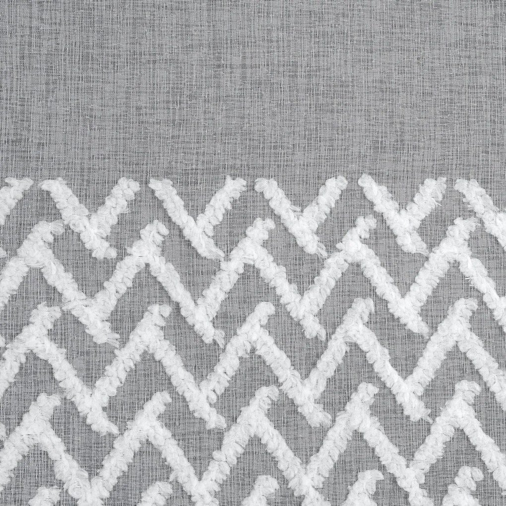 ZÁCLONA NA KRÚŽKOCH MELI2 140X250 CM BIELA