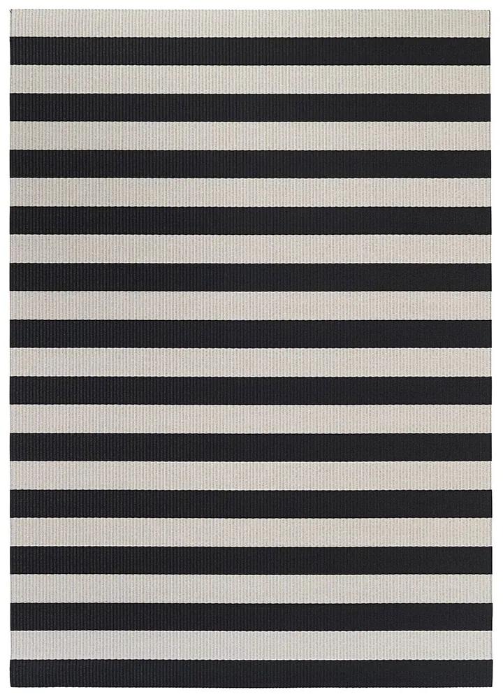 Koberec Big Stripe: Sivo-čierna 80x200 cm