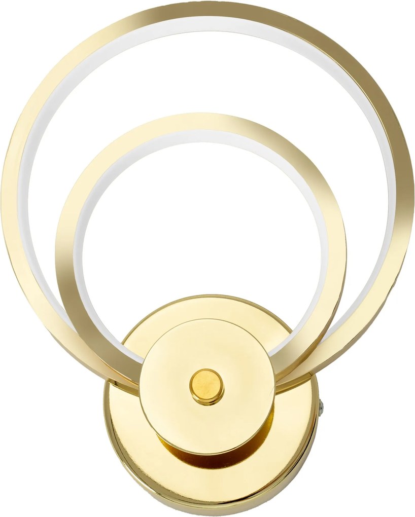 Toolight Toolight, LED nástenné svietidlo APP1043-W, zlatá, OSW-06116