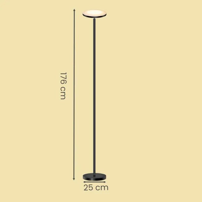 LED stojacia lampa s diaľkovým ovládaním LFLB35018BD02