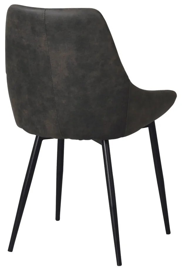 Tmavosivé jedálenské stoličky v súprave 2 ks Sierra – Rowico