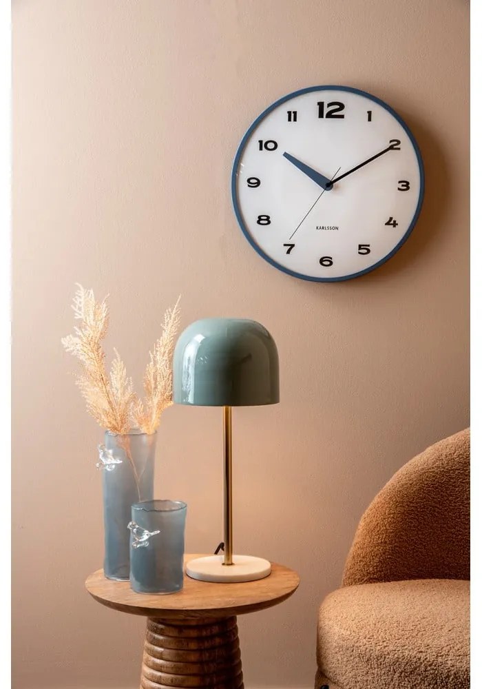 Modrá sklenená váza (výška 15 cm) Bird On Branch – PT LIVING