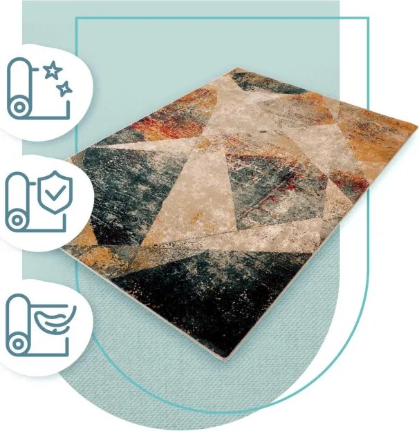 Koberec OMEGA Rami smaragdový