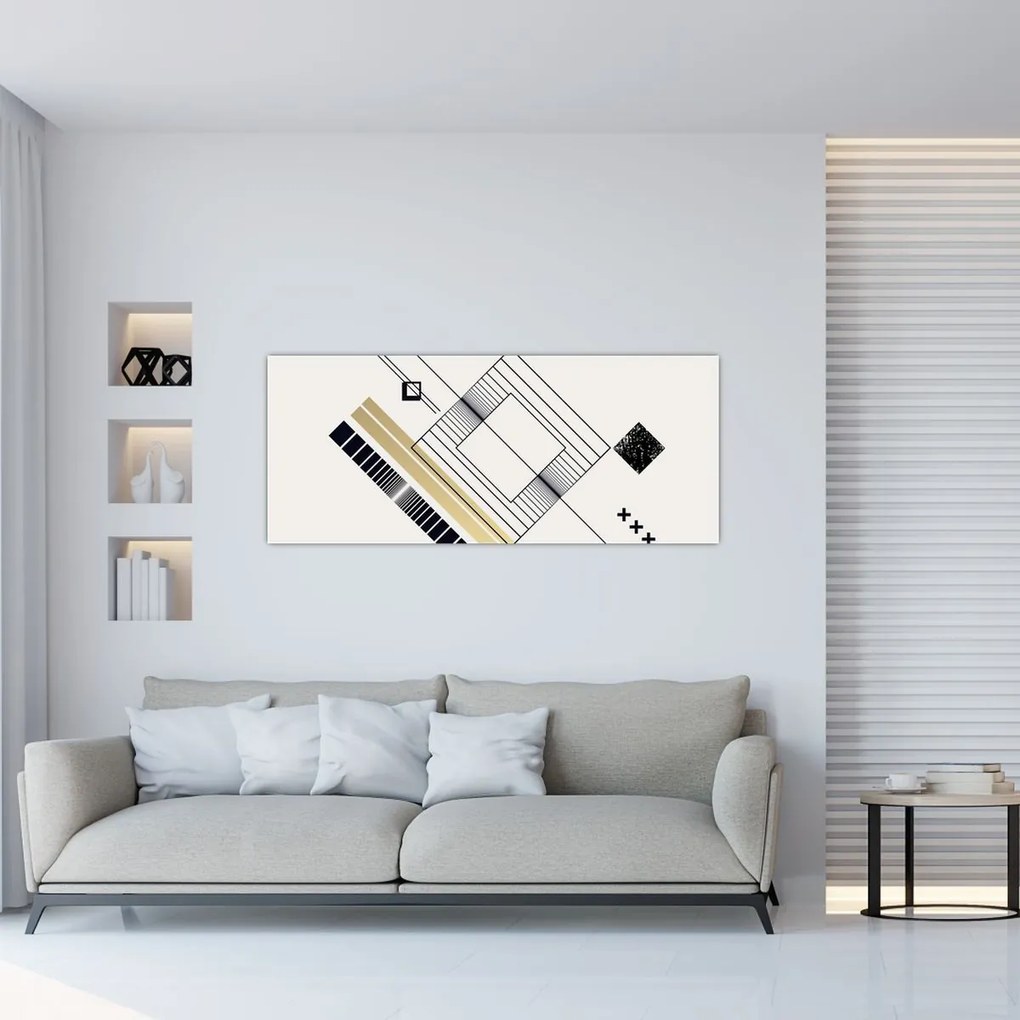 Obraz - Geometrické tvary N⁰6 (120x50 cm)