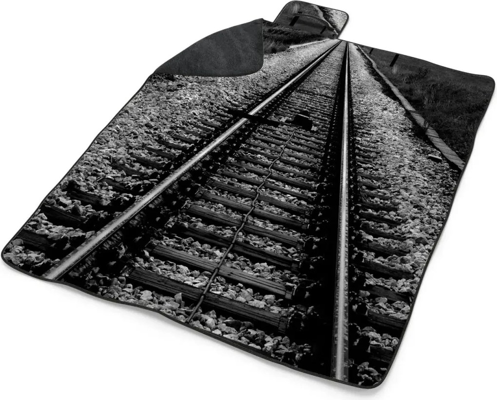 Sablio Plážová deka Koľajnice: 200x140 cm