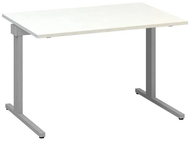 Stôl ProOffice C 80 x 120 cm, biela