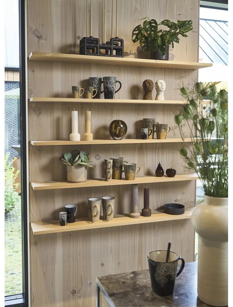 Žlté hrnčeky na espresso z kameniny v súprave 4 ks 100 ml Hela – Villa Collection