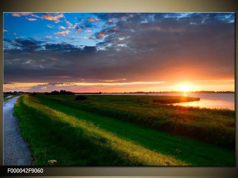 Obraz na plátne Západ slnka, Obdĺžnik 90x60cm 60,8 €