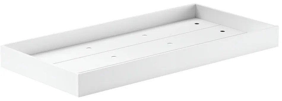 Biela detská posteľ z bukového dreva s výsuvným lôžkom a úložným priestorom 90x200 cm Forrest – Vipack