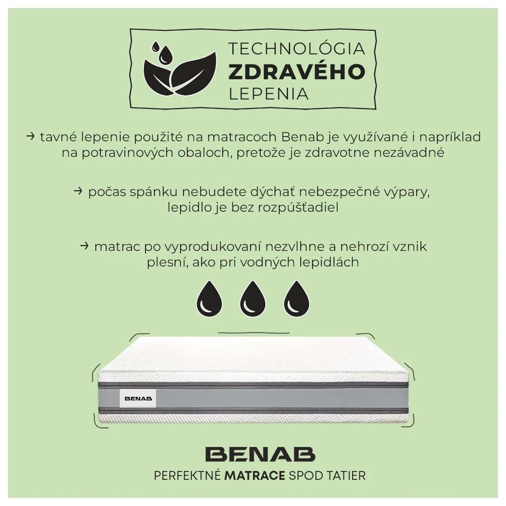 BENAB LATEXO prírodný taštičkový matrac Prací poťah Medicott Silver 3D
