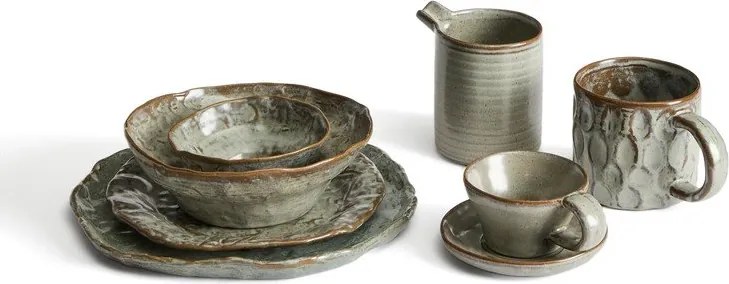 Sivý dezertný keramický tanier ø 21 cm Alenia – Kave Home