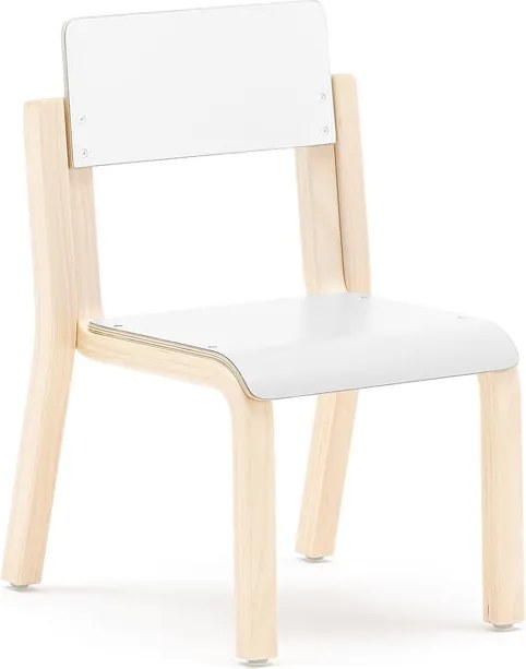 Detská stolička DANTE, výška 260 mm, breza/biela