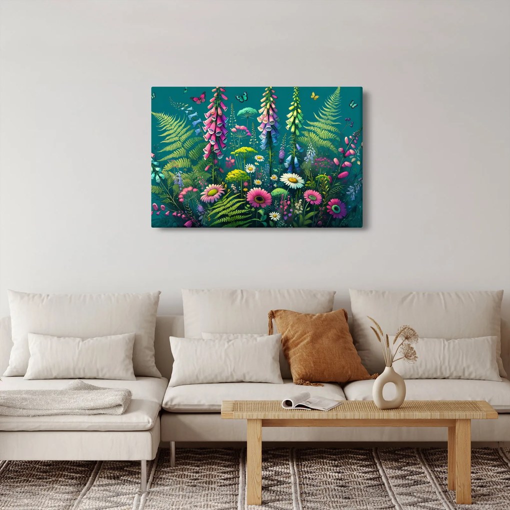 Obraz - Lúčne kvety (90x60 cm)