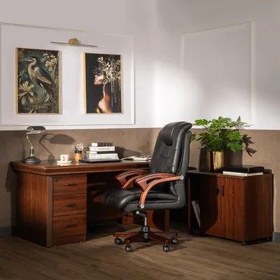 Písací stôl s kontajnerom MONARCHE 160 cm