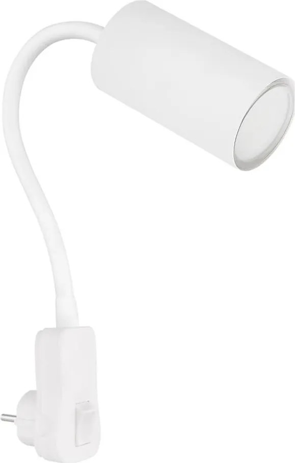 Globo 57911DPW - Nástenné bodové svietidlo do zásuvky ROBBY 1xGU10/35W/230V biele