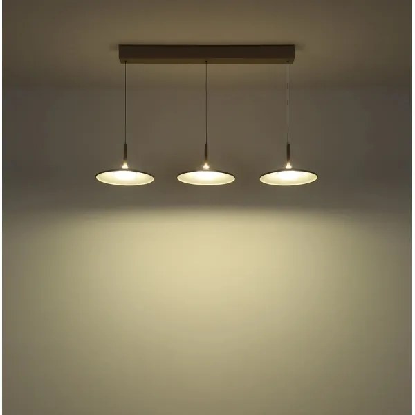 Globo 15635SA-3H - LED luster na lankách LAMPONE LED/24W/230V 4000K krémový