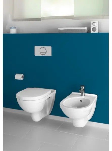 Villeroy & Boch 5660HR01 - Závesné WC s WC sedátkom SoftClose O.NOVO keramika/biela
