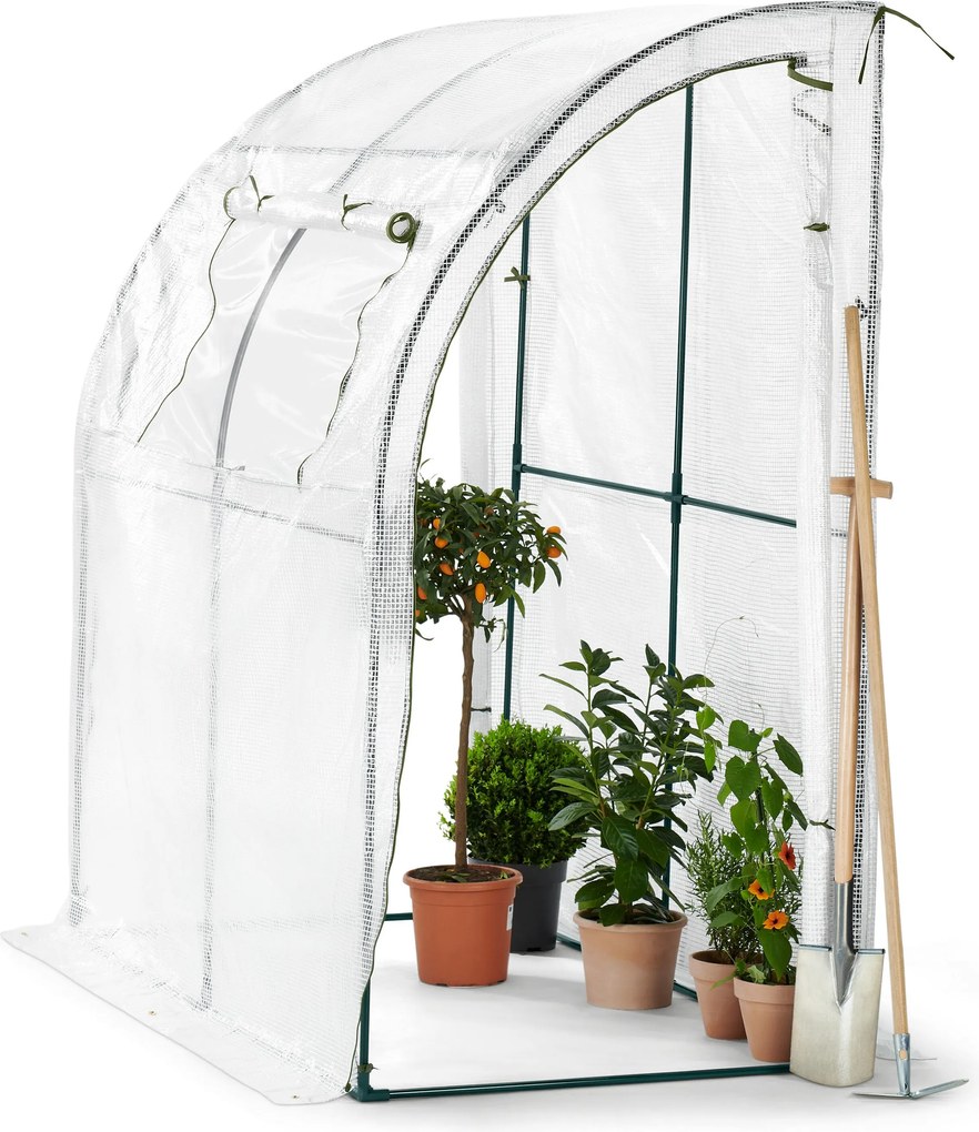 Ochranný stan na rastliny, určený na umiestnenie k stene