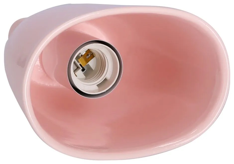 Ružový detský luster s keramickým tienidlom Sewilla – Candellux Lighting