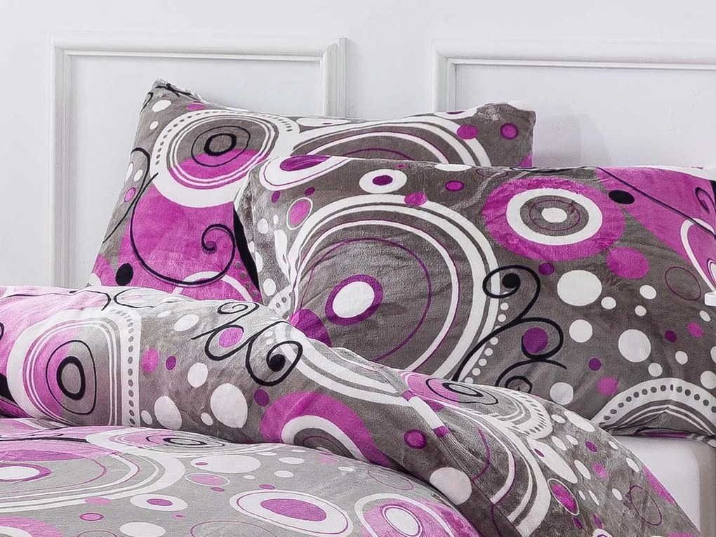 XPOSE® Mikroplyšové obliečky ŠÁRKA Exclusive - lila