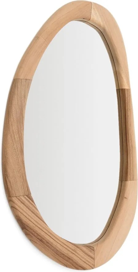 Nástenné zrkadlo s dreveným rámom 60x107 cm Selom – Kave Home