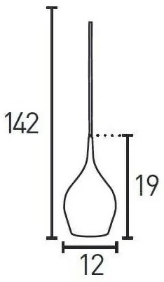 Searchlight 6461-12RE - Luster na lanku VIBRANT 1xE14/60W/230V červená