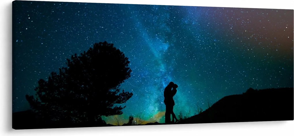 Obraz - Stretnutie pod hviezdami (120x50 cm)