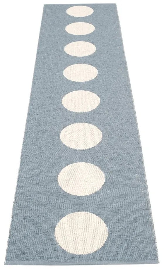 Svetlomodrý vnútorný a vonkajší behúň 70x300 cm Vera Storm – Pappelina