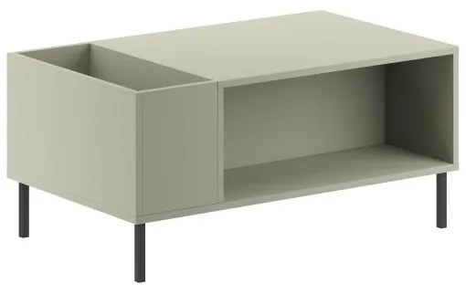 Konferenčný stolík Houseland Vena šedo-zelený