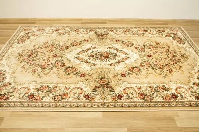 Koberec Lotos 1569/110 Ornament kvety béž