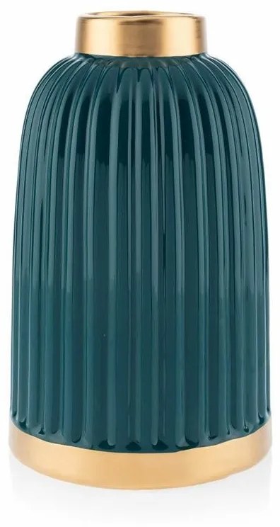 Váza Rosie 20 cm zelená