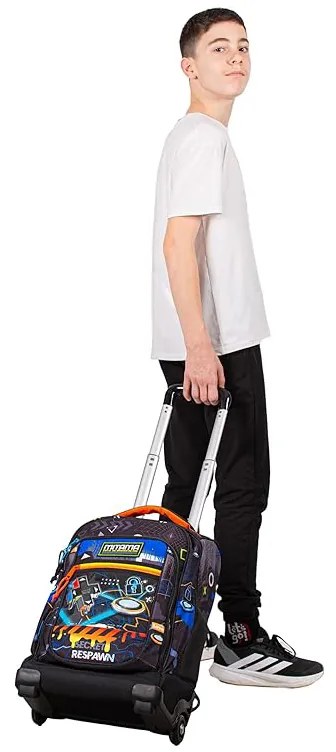 Školská taška koliesková MITAMA Urban Smile